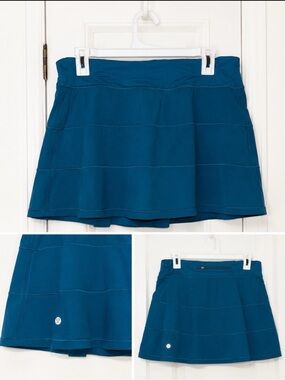 lululemon athletica Teal Blue Circle Skater Skirt